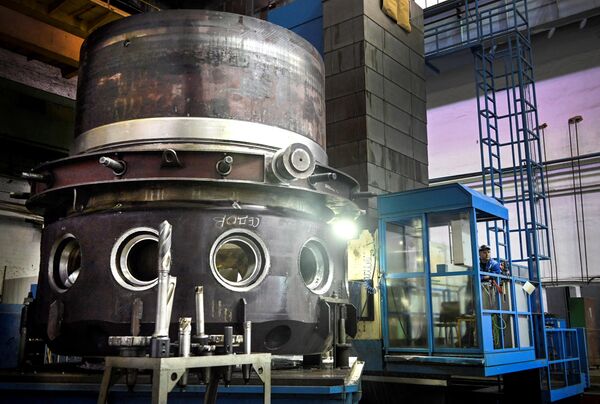 Реактор је јединствен по свом интегралном распореду, јер је сва опрема смештена унутар једног корпуса реактора. - Sputnik Србија
