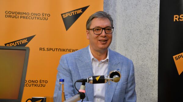  Aleksandar Vučić posetio redakciju Sputnjik Srbija - Sputnik Srbija