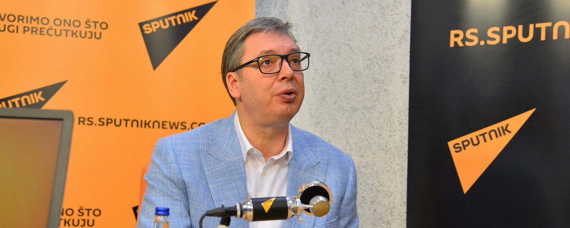  Aleksandar Vučić posetio redakciju Sputnjik Srbija - Sputnik Srbija, 1920, 02.10.2024