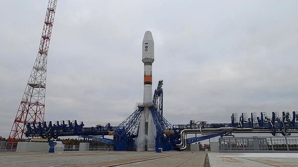 Lansiranje rakete-nosača Sojuz 2.1b sa kosmodroma Pleseck - Sputnik Srbija