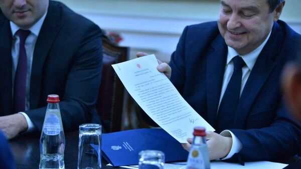 Ivica Dačić primio čestitku Sergeja Lavrova povodom predstojećih praznika - Sputnik Srbija