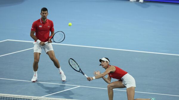 Novak Đoković i Olga Danilović - Sputnik Srbija