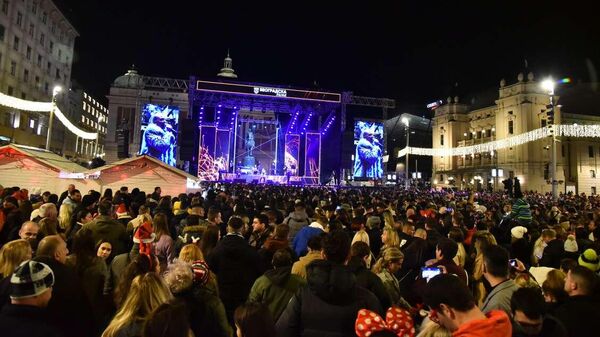 Koncert na Trgu republike u Beogradu - Sputnik Srbija
