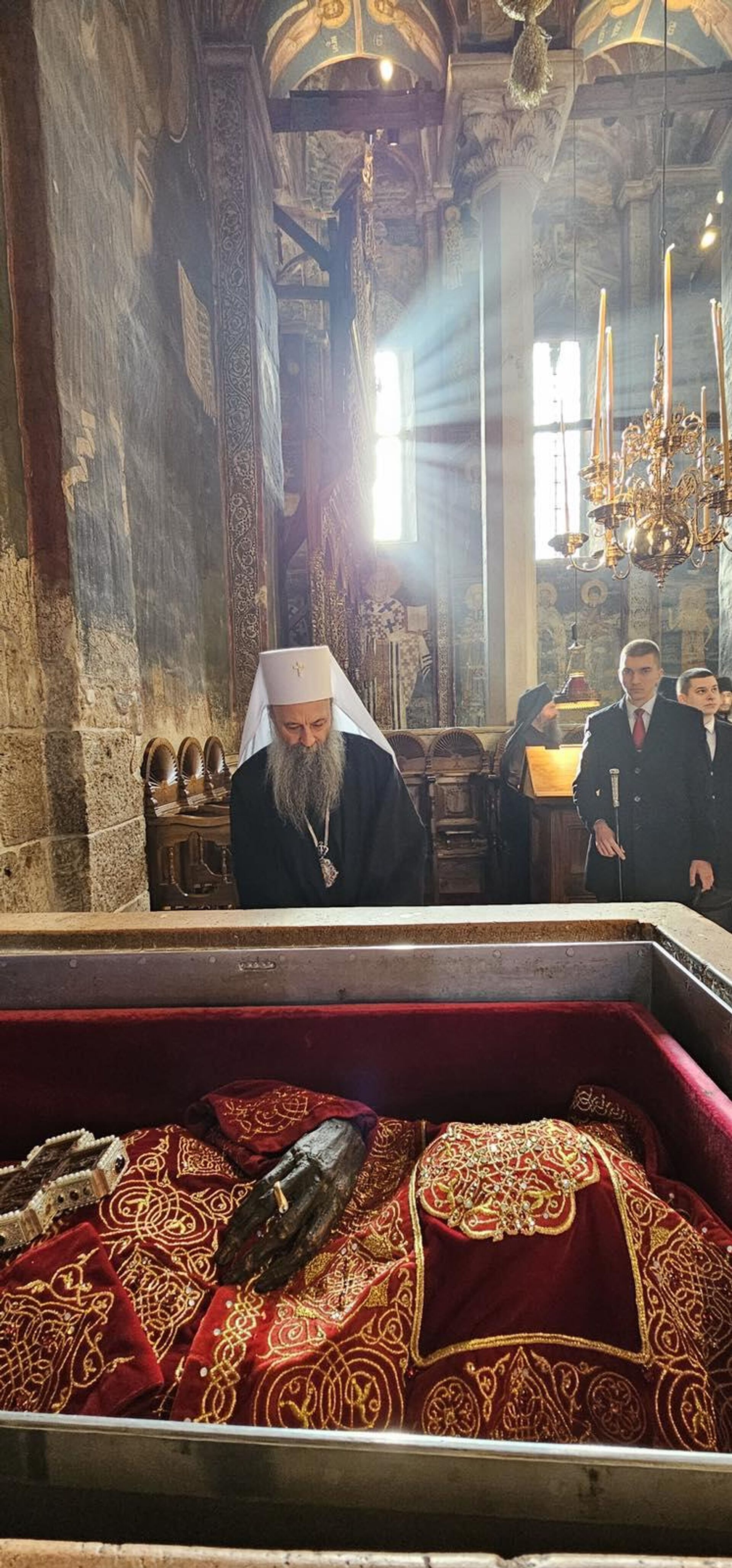 Patrijarh Porfirije u poseti Visokim Dečanima - Sputnik Srbija, 1920, 05.01.2024