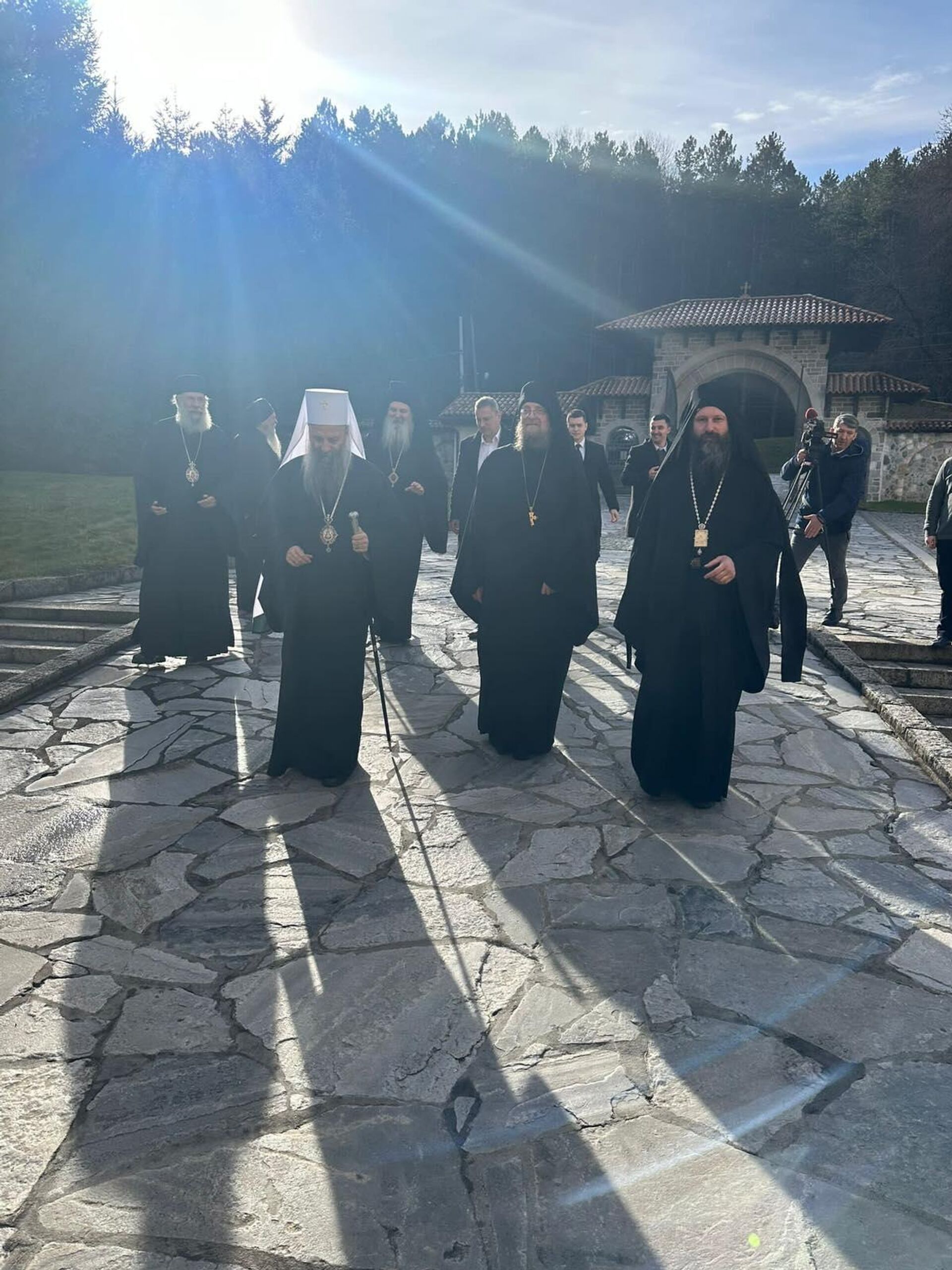 Patrijarh Porfirije u poseti Visokim Dečanima - Sputnik Srbija, 1920, 05.01.2024