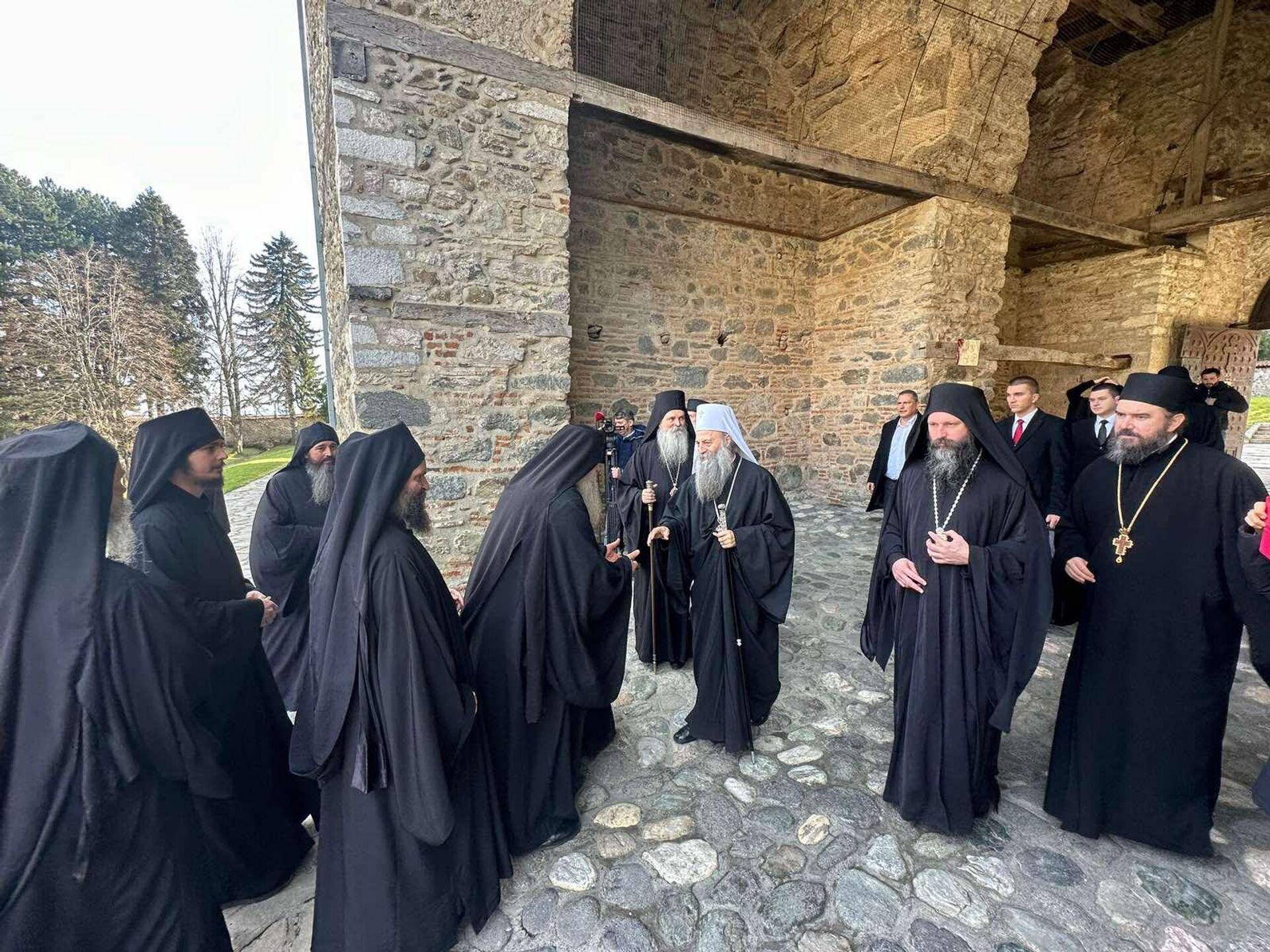 Patrijarh Porfirije u poseti Visokim Dečanima - Sputnik Srbija, 1920, 05.01.2024