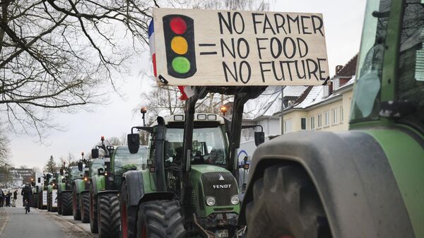 Protesti poljoprivrednika u Nemačkoj - Sputnik Srbija