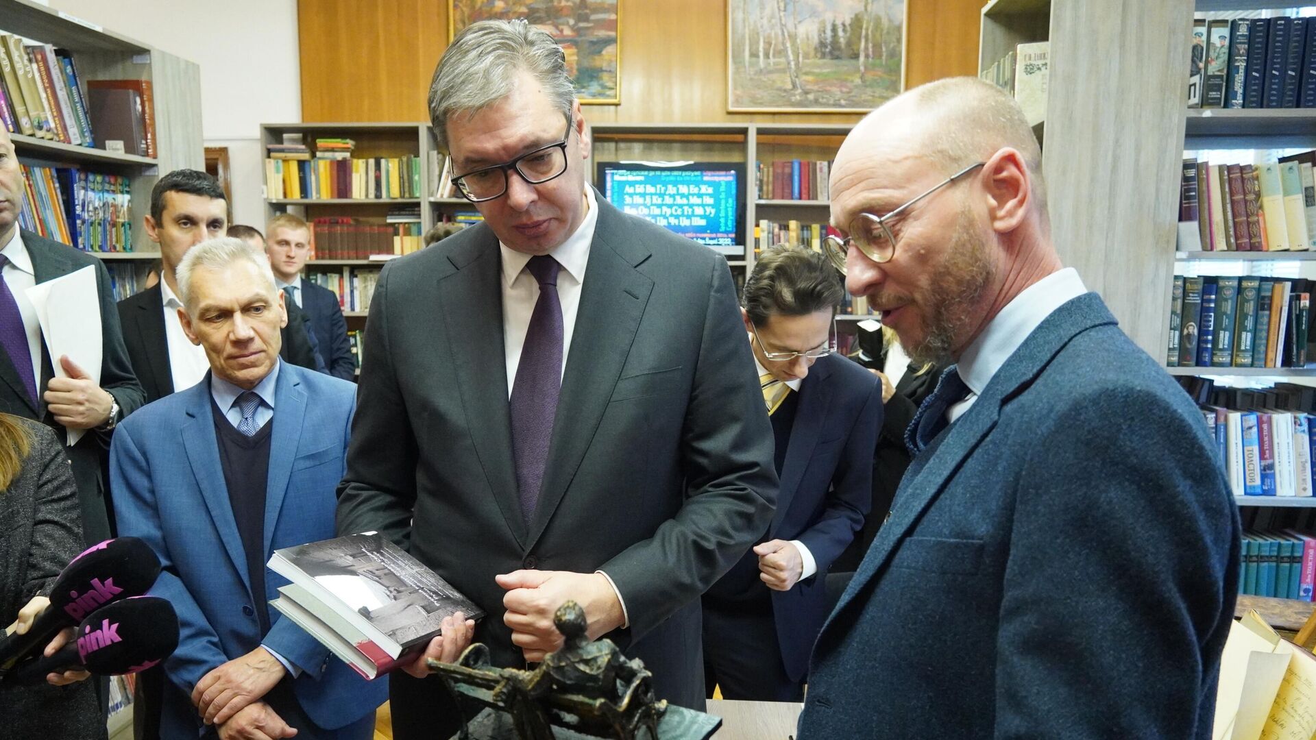 Aleksandar Vučić u Ruskom domu Aleksandar Vučić u Ruskom domu - Sputnik Srbija, 1920, 10.01.2024