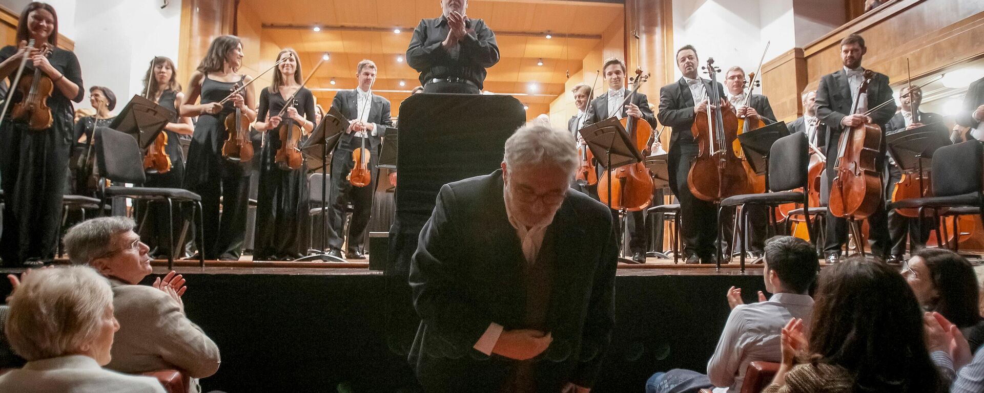 Zoran Erić nakon koncerta Beogradske filharmonije 2016. godine kada je izvela njegovo delo Spisak br. 2 - Sputnik Srbija, 1920, 22.01.2024