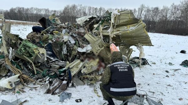 Истражитељи на месту пада авиона Ил-76 - Sputnik Србија