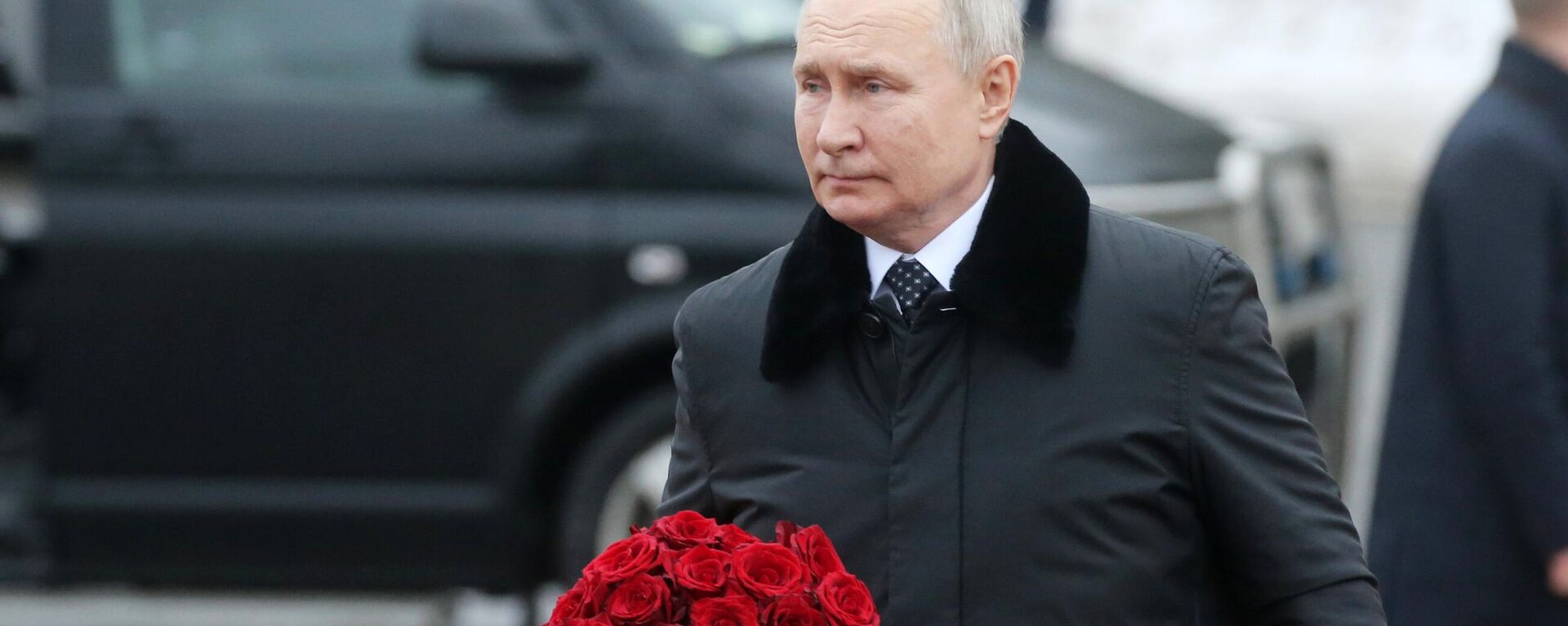 Путин, цвеће поводом ослобађања Лењинграда - Sputnik Србија, 1920, 27.01.2024