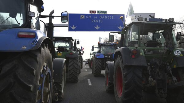 Protest poljoprivrednika u Francuskoj - Sputnik Srbija
