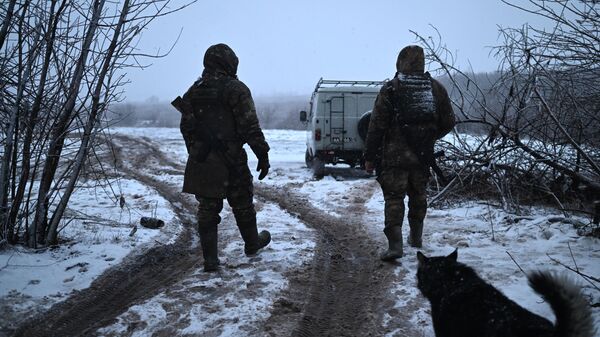 Руски војници у зони специјалне војне операције - Sputnik Србија