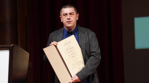 Стево Грабовац на додели НИН-ове награде - Sputnik Србија