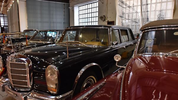 U sadašnjoj kolekciji mercedesa koji su pripadali Titu, sačuvani su blindirani, kabriolet i tri standardne verzije automobila tipa 600 sa šestoro vrata - Sputnik Srbija