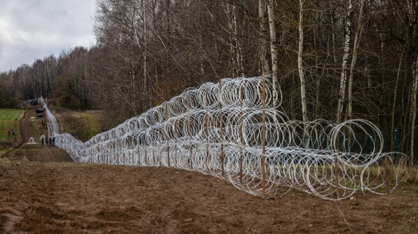Ограда на пољско-руској граници  - Sputnik Србија