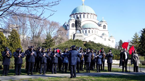 Наступ полицијског хора поводом Дана државности - Sputnik Србија