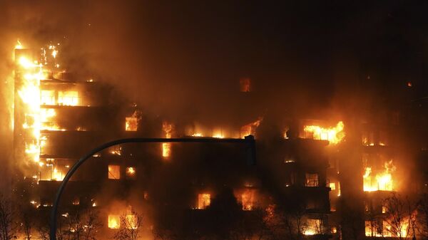 Požar u višespratnici u Valensiji - Sputnik Srbija