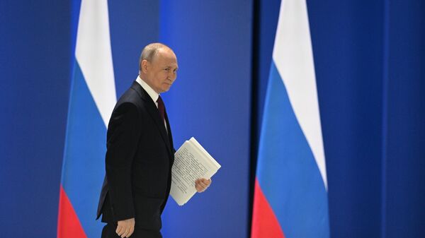 Obraćanje predsednika Rusije Vladimira Putina Federalnoj skupštini - Sputnik Srbija