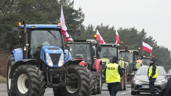 Протест пољских пољопривредника - Sputnik Србија