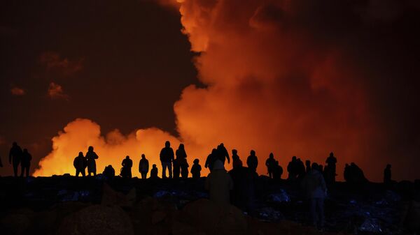 Ерупција вулкана на Исланду - Sputnik Србија