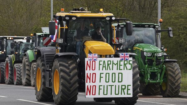 Protest poljoprivrednika u Britaniji - Sputnik Srbija