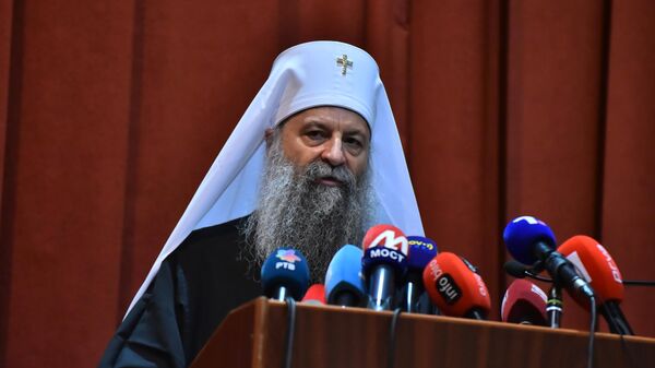 Poglavar Srpske pravoslavne crkve Patrijarh Porfirije - Sputnik Srbija