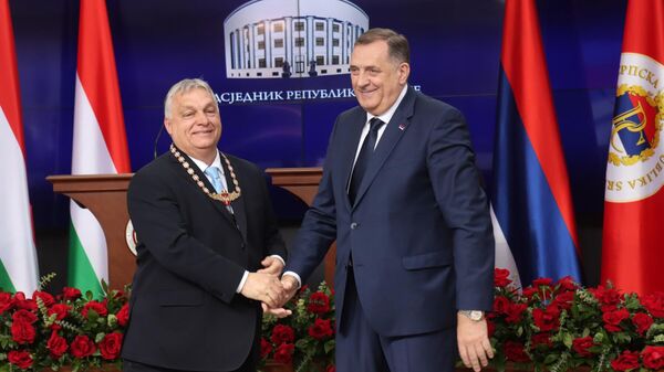 Viktor Orban i Milorad Dodik - Sputnik Srbija