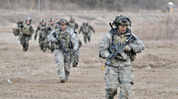 Američki vojnici tokom vojnih vežbi u Južnoj Koreji - Sputnik Srbija