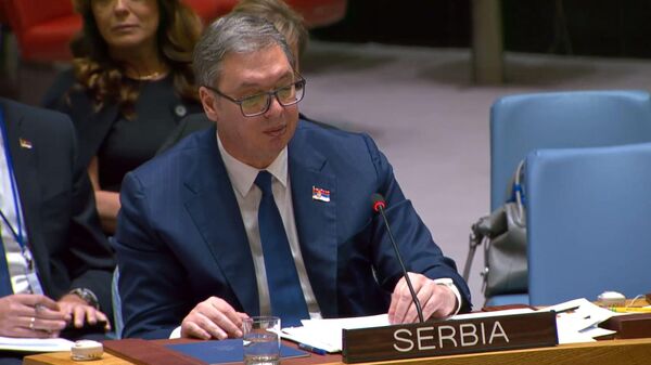 Aleksandar Vučić u SB UN - Sputnik Srbija