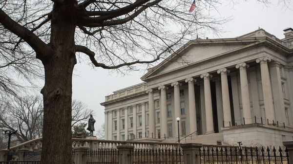 Zgrada američkog Ministarstva finansija u Vašingtonu - Sputnik Srbija