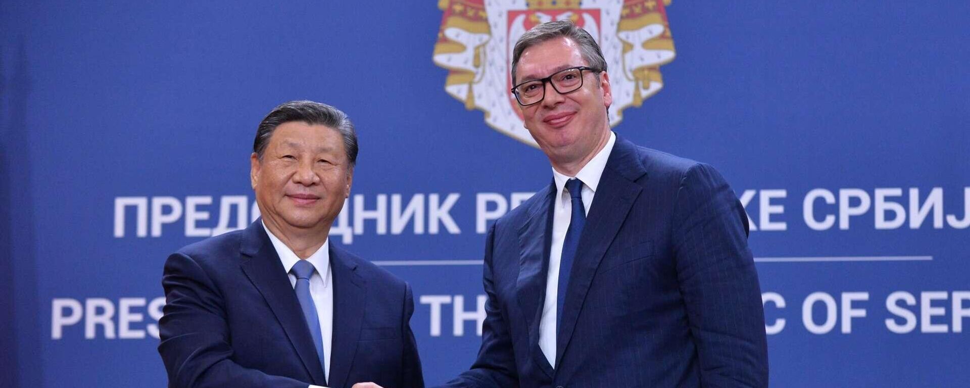 Председник Кине Си Ђинпинг и председник Србије Александар Вучић - Sputnik Србија, 1920, 13.05.2024