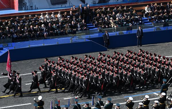 Војна парада у Москви, посвећена 79. годишњици победе у Другом светском рату - Sputnik Србија