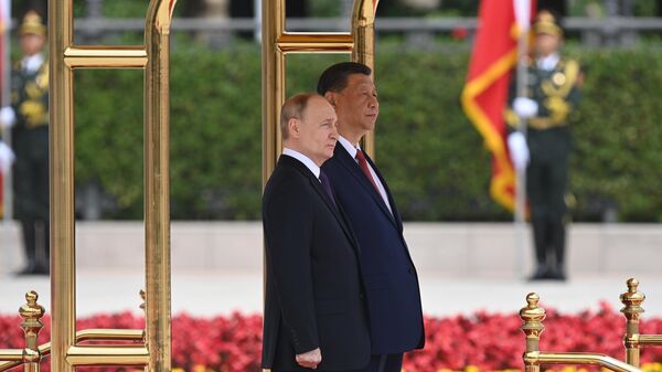 Putin i Si u Pekingu - Sputnik Srbija