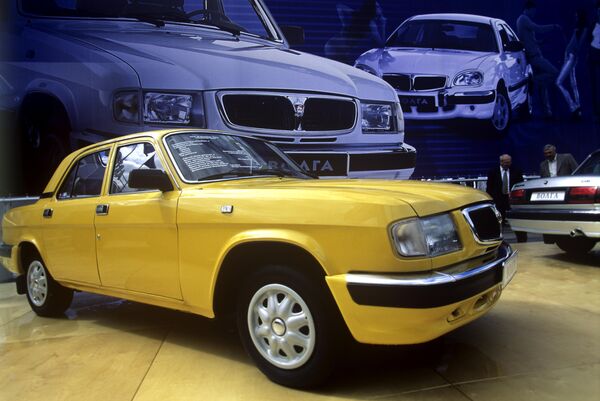 Automobil „Volga“ GAZ-3110 na 6. moskovskoj međunarodnoj izložba automobila „Motor Šou 2000“. - Sputnik Srbija