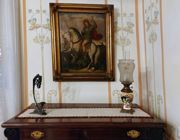 Detalj iz salona za primanje. Među  gostima koji su srpskog naučnika posećivali u njegovom domu bili su: kralj Aleksandar, Branislav Nušić, Geca Kon, Isidora Sekulić  - Sputnik Srbija