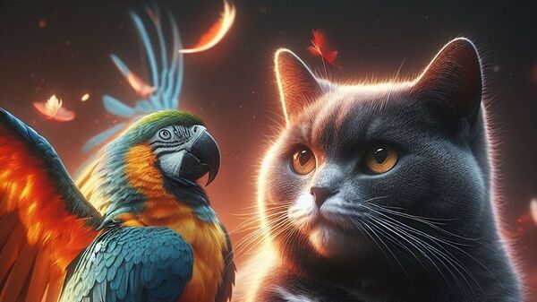 Papagaj i mačka - Sputnik Srbija
