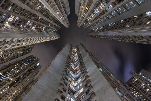 Stambene zgrade u naselju Beverli Garden u Hongkongu. - Sputnik Srbija