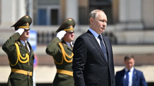 Руски председник Владимир Путин у државној посети Белорусији - Sputnik Србија