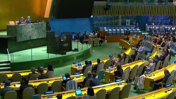 Гласање у Генералној скупштини УН о резолуцији о Сребреници - Sputnik Србија
