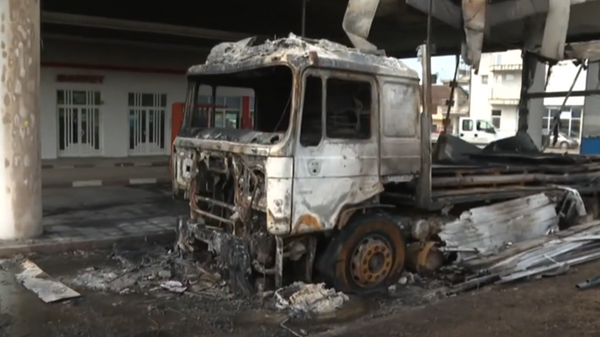 Изгорео камион у несрећи код Бањалуке - Sputnik Србија