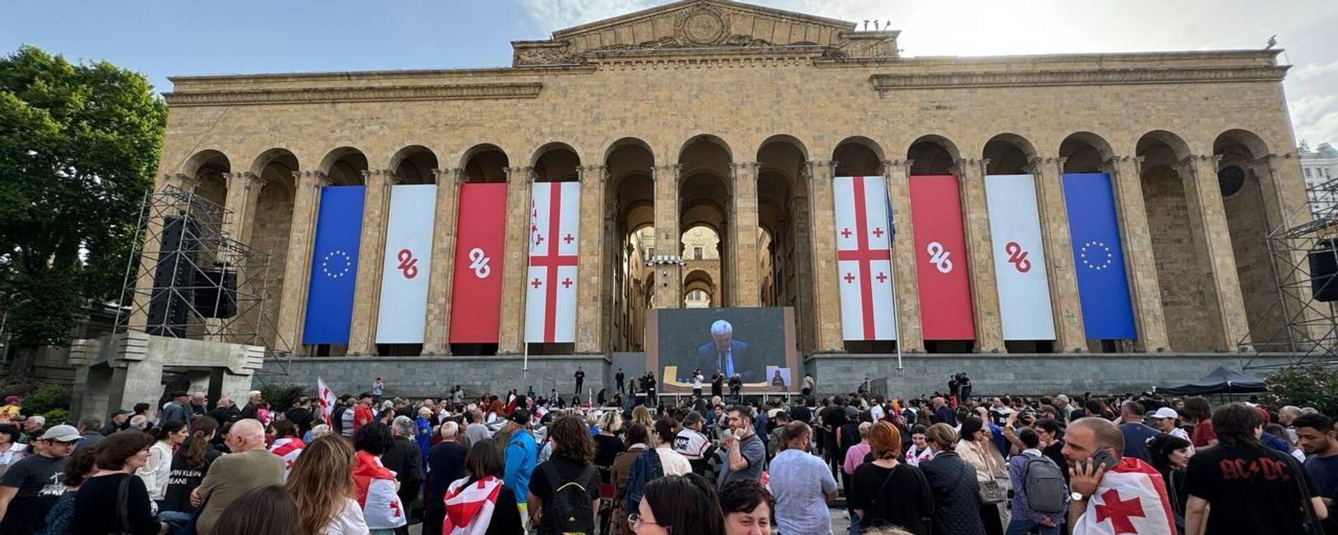 Protesti u Gruziji - Sputnik Srbija, 1920, 26.08.2024