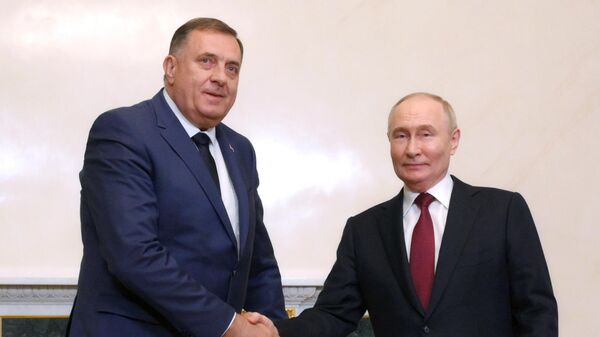 Milorad Dodik i Vladimir Putin - Sputnik Srbija
