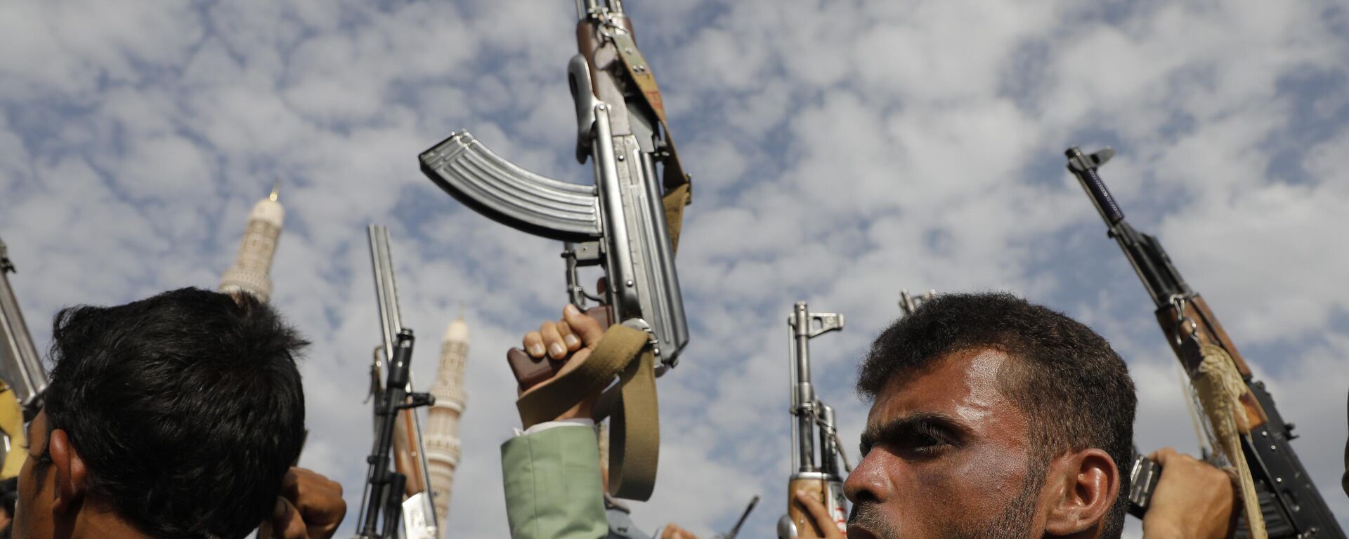 Pristalice Huta na protestu - Sputnik Srbija, 1920, 29.08.2025