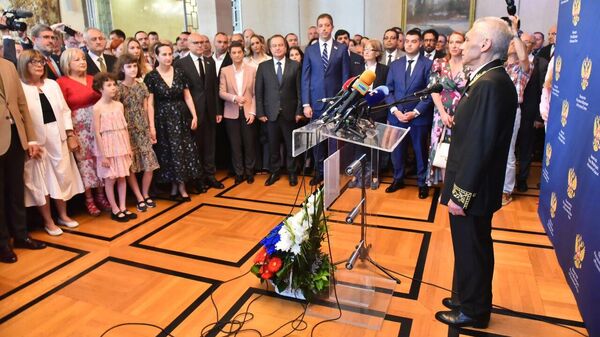 Obeležavanje Dana Rusije u ambasadi RF u Beogradu - Sputnik Srbija