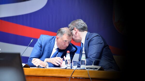 Aleksandar Vučić i Milorad Dodik - Sputnik Srbija