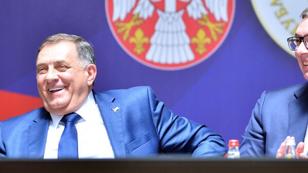 Aleksandar Vučić i Milorad Dodik - Sputnik Srbija