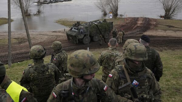 Voйska NATO prinimaюt učastie v voennыh manevrah Steadfast Defender 24 v Korženevo, Polьša - Sputnik Srbija