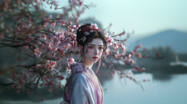 Japanski standard lepote na slici generisanoj veštačkom inteligencijom - Sputnik Srbija