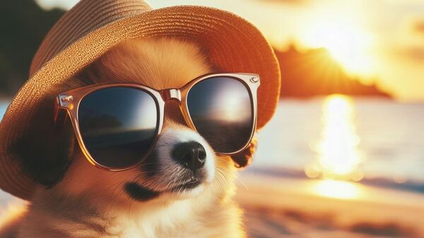 Пас ужива на плажи - Sputnik Србија